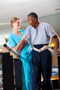 Gait training physical therapy